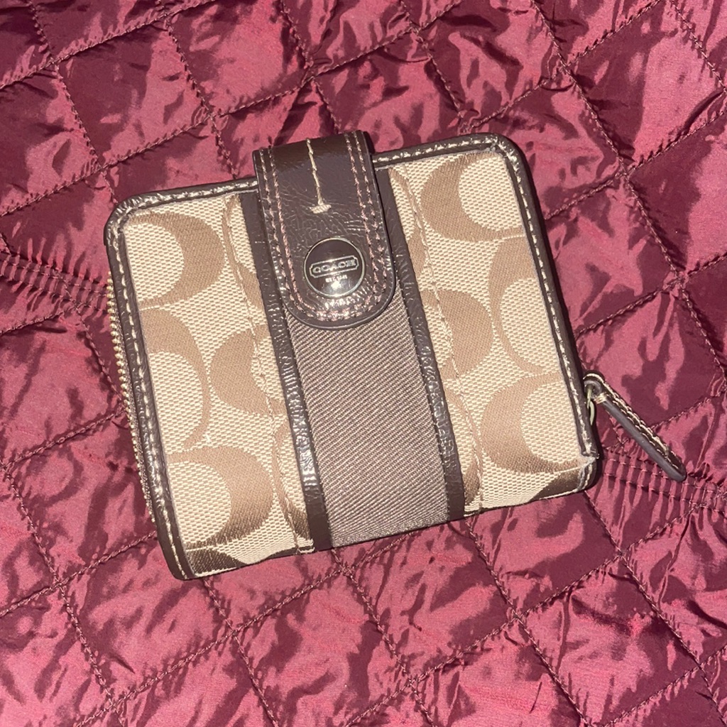 Coach Signature Canvas Wallet